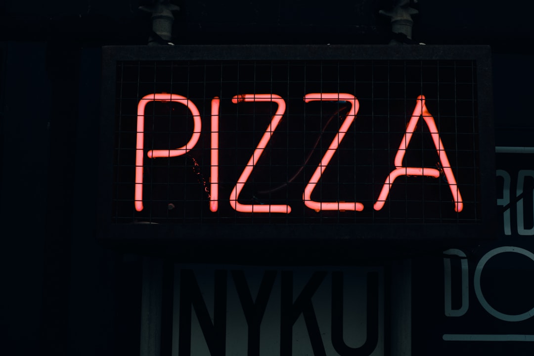 Pizza delivery driver preparing for delivery